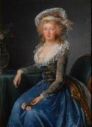 Portrait of Maria Teresa of Naples and Sicily, Elisabeth LouiseVigee Lebrun